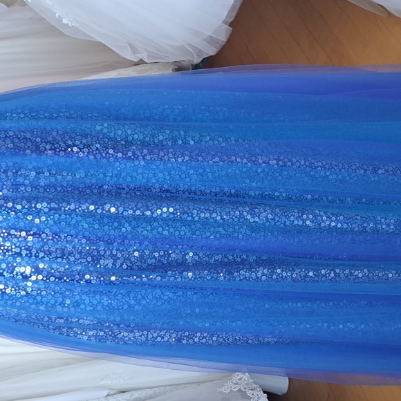 Royal blue sparkle formal - Picture 3 of 6